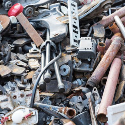 scrap metal waste